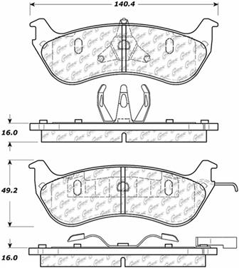 Disc Brake Pad Set CE 104.06740