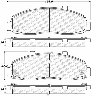 Disc Brake Pad Set CE 104.06790