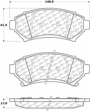 Disc Brake Pad Set CE 104.06990