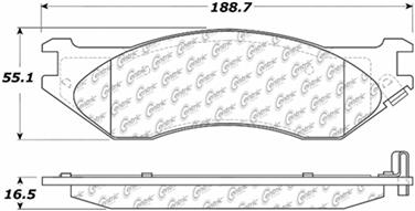 Disc Brake Pad Set CE 104.07020