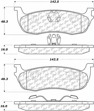 Disc Brake Pad Set CE 104.07110