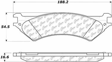 Disc Brake Pad Set CE 104.08020