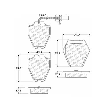 Disc Brake Pad Set CE 104.08390