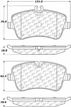 Disc Brake Pad Set CE 104.08721