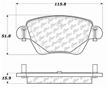 Disc Brake Pad Set CE 104.09110