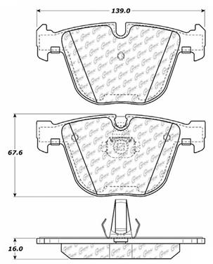 Disc Brake Pad Set CE 104.09190