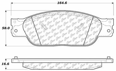 Disc Brake Pad Set CE 104.09330