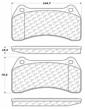 Disc Brake Pad Set CE 104.09380