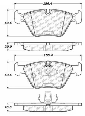 Disc Brake Pad Set CE 104.09460