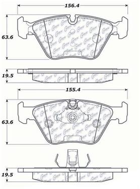 Disc Brake Pad Set CE 104.09470