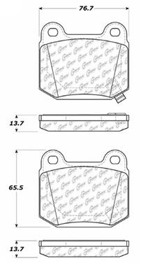 Disc Brake Pad Set CE 104.09611