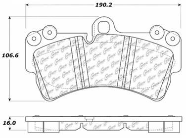 Disc Brake Pad Set CE 104.09770