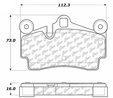 Disc Brake Pad Set CE 104.09780