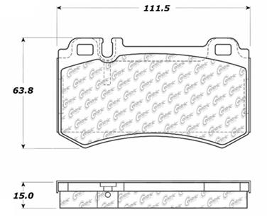 Disc Brake Pad Set CE 104.09840