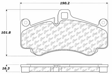 Disc Brake Pad Set CE 104.09910