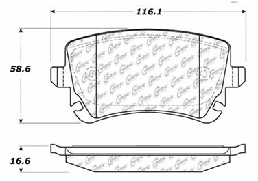 Disc Brake Pad Set CE 104.10180