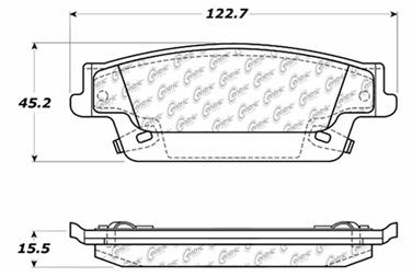 Disc Brake Pad Set CE 104.10200