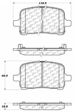 Disc Brake Pad Set CE 104.10280