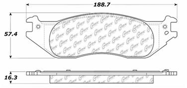 Disc Brake Pad Set CE 104.10450