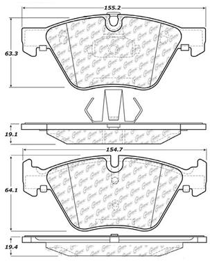 Disc Brake Pad Set CE 104.10610