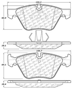 Disc Brake Pad Set CE 104.10612