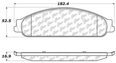 Disc Brake Pad Set CE 104.10700