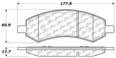 Disc Brake Pad Set CE 104.10840