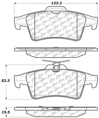 Disc Brake Pad Set CE 104.10950