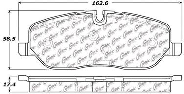 Disc Brake Pad Set CE 104.10980