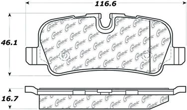 Disc Brake Pad Set CE 104.10991