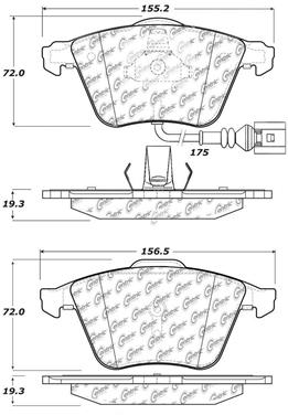 Disc Brake Pad Set CE 104.11110