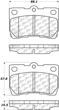 Disc Brake Pad Set CE 104.11131