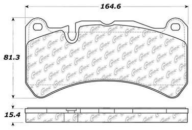 Disc Brake Pad Set CE 104.11160