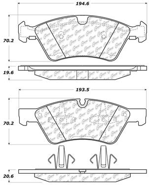 Disc Brake Pad Set CE 104.11230