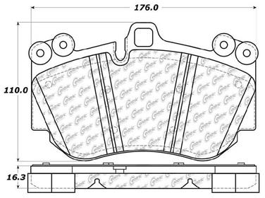 Disc Brake Pad Set CE 104.11300