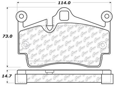 Disc Brake Pad Set CE 104.11340