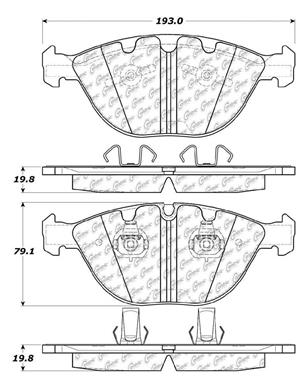 Disc Brake Pad Set CE 104.11510