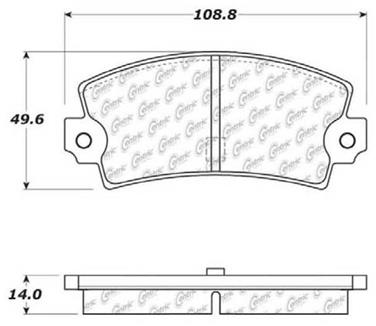 Disc Brake Pad Set CE 104.11630