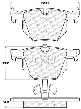 Disc Brake Pad Set CE 104.11700