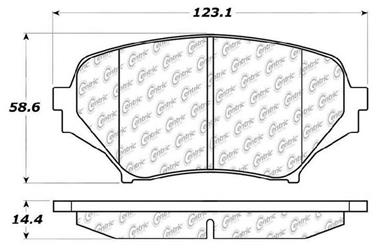 Disc Brake Pad Set CE 104.11790