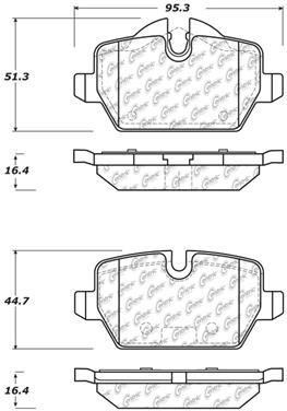 Disc Brake Pad Set CE 104.12260