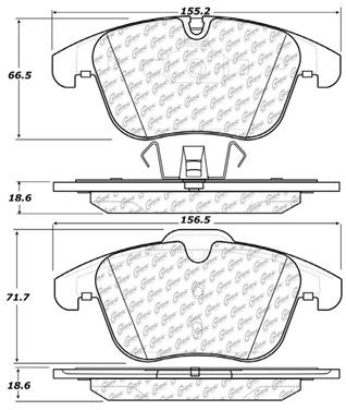 Disc Brake Pad Set CE 104.12410