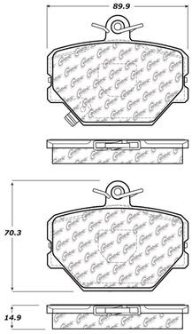 Disc Brake Pad Set CE 104.12520