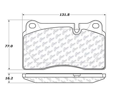 Disc Brake Pad Set CE 104.12630