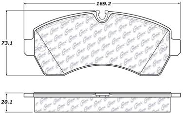 Disc Brake Pad Set CE 104.12680