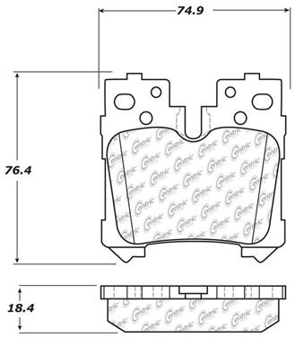 Disc Brake Pad Set CE 104.12830