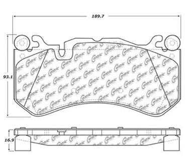 Disc Brake Pad Set CE 104.12911