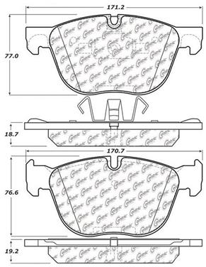 Disc Brake Pad Set CE 104.12940