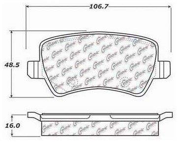 Disc Brake Pad Set CE 104.13070