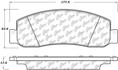 Disc Brake Pad Set CE 104.13330